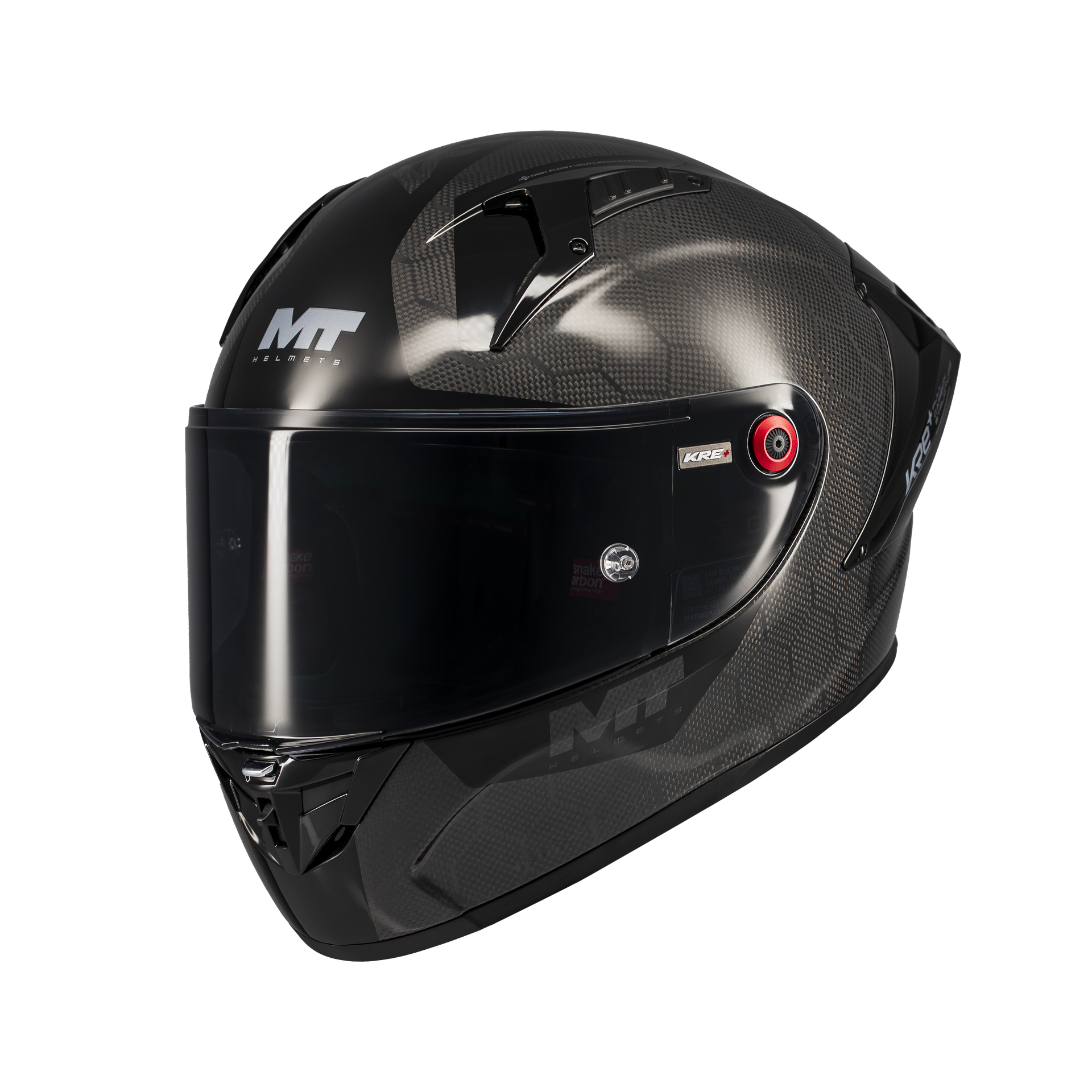 canadian made motorcycle helmets ILM Carbon Fiber Full Face Racing Helmet Model MF577P 3K Carbon Black / X-Large lighter shell MT WorldRacing MT Helmets